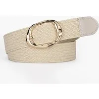 Zaewry Flechtgürtel Rattan-Flechtgürtel für Damen, breiter Taillengürtel für Kleider gewebter Boho-Gürtel für den Strandurlaub