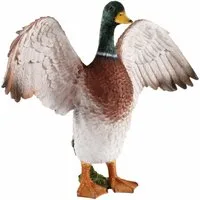 colourliving Tierfigur Enten Figur XL Deko Ente Groß mit geöffneten Flügeln (1 St), diese Enten Deko fügt sich harmonisch in jede Umgebung ein