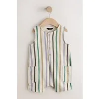 Next Jumpsuit Strukturierte Strampler aus Baumwolle (1-tlg)