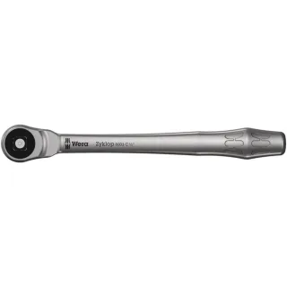 Wera 8003 C Zyklop Metal-Knarre mit Durchsteckvierkant mit 1/2"-Antrieb - 05004063001