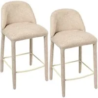 Duhome Barhocker (5520A1), 2er/4er Set, Barstuhl aus Bouclé