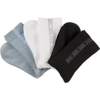HUGO Socken 3P QS TONAL TAPE (Packung, 3-Paar) mit kontrastfarbenen Logoschriftzug