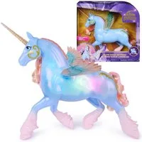 Spin Master Anziehpuppe Unicorn Academy - Glow Magic Skywind, interaktives Einhorn, mit Licht und Sound