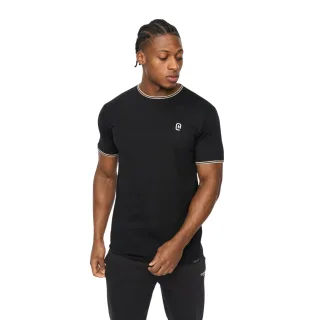 Crosshatch - "Preece" T-Shirt für Herren (Schwarz)