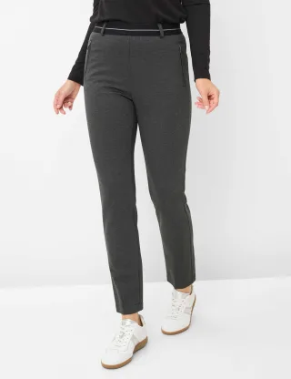 Raphaela by Brax Damen Schlupfhose Style LILLYTH ANTHRA Dunkelgrau Anthrazit, dunkelgrau - anthrazit, Gr. 36K