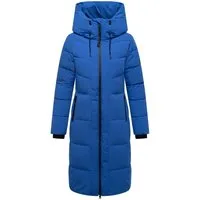 Navahoo Steppmantel Schokokuss XIV Warmer Damen gesteppter Wintermantel mit Kapuze