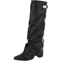 Ital-Design Elegante Stiefel mit hochwertigem Material und bequemem Design High-Heel-Stiefel