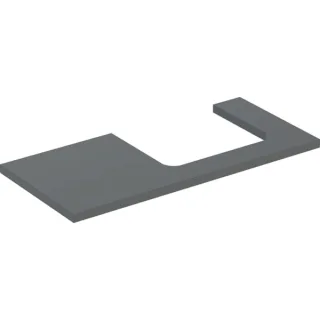 Geberit ONE Waschtisch-Platte, Ausschnitt rechts, für Aufsatzwaschtisch 505324003