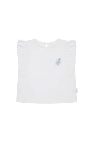 Leevje T-Shirt 'octopus' mit Rüschen 122/128