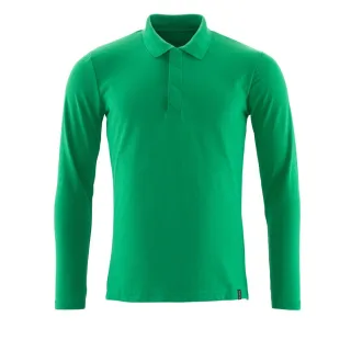 MASCOT Herren Polo-Shirt, Langarm CROSSOVER Grasgrün S - 20483-961-333-S