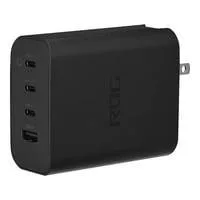 Multiport-Ladegerät AC140-01, EU + UK schwarz, 140 Watt, 3x USB-C + USB-A