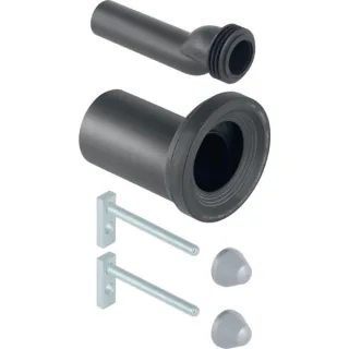 Geberit WWC-Anschlussgarnitur d 90 25 mm etagiert mit Gewindestangen 405116001