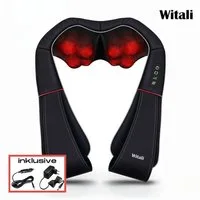 smartEC Shiatsu-Massagegerät Shiatsu Nacken-Schulter-Massagegerät mit HeatFlow inkl. Autoadapter