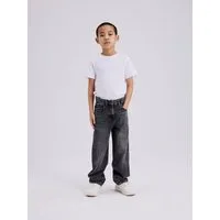 Name It Straight-Jeans NKMRYAN – Jeans mit geradem Bein, strapazierfähig unifarben, casual, straight fit, Denim/Jeans