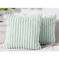 Amilian Dekokissen Sofakissen Couchkissen 2er Set Zierkissen mit Kissenfüllung, (2 Stück), 40x40 cm, Dekokissen mit Füllung und Bezug, Wohnkissen