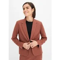 bonprix Jackenblazer festlicher Stil, schmale Passform, mit Paspeltaschen