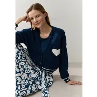 MORE&MORE Strickjacke kurze Langarm-Strickjacke