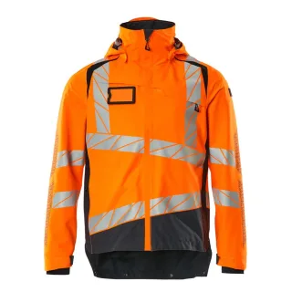 MASCOT Herren Hard Shell Jacke ACCELERATE SAFE Hi-vis Orange / Schwarzblau S - 19301-231-14010-S