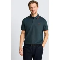 TOM TAILOR Poloshirt Poloshirts (im Einserpack) Piqué Poloshirt mit Logo-Print