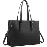 TAN.TOMI Aktentasche Business Handtasche Laptoptasche 15,6 Zoll Schultertaschen, Mit 4 Fächern für Arbeit Schule Arbeitstasche Notebooktasche