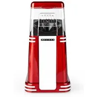 MELISSA Popcornmaschine 16310187, Retro Popcorn-Maker m. Heißluft (ohne Öl), 1200W, 2-4 Min.