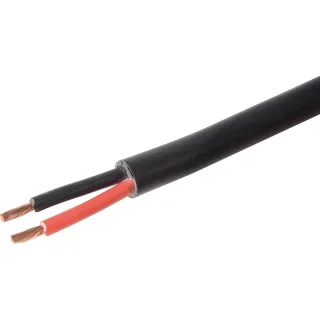 HERTH&BUSS Kabel, FLYY, 2-adrig, 50m schwarz/rot - 51275349000