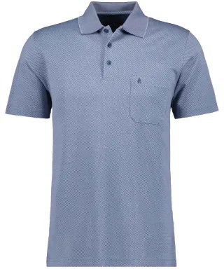 RAGMAN - Softknit-Polo fishnet - Gr. - XL