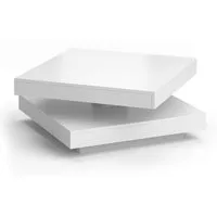 Vicco Couchtisch Elias, Weiß, 70 x 70 cm (1-St), Kippbar