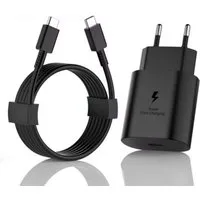 Shopbrothers Schnellladegerät USB C passt für Samsung Galaxy S23 S22 Ultra Smartphone-Ladegerät (Spar Set, USB Type-C Anschluss Spar Set, Schnellladegerät)