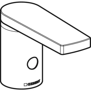 Geberit Armaturenkörper mit Öffnung für Temperaturmischer HyTronic186 242245001