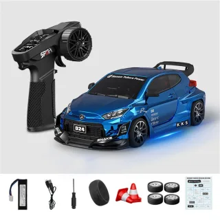 Hstar D24-04Q1- D24-04S7 RTR 1/24 2.4G 4WD Drift RC Car Gyro Mini Full Proportional LED Light Remote Control High-Speed