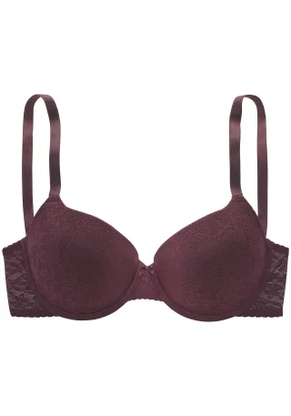 LASCANA - LASCANA Schalen-BH bordeaux - Gr. - 85C