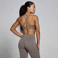MP Damen Tempo Twist Back Sport-BH - Aschgrau - XS