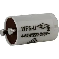 UNITEC Lampenschirm Starter für Leuchtstofflampen 4 - 65 W, 2er Pack