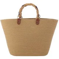 Jumpeak Handtasche handtasche damen,schwarze handtasche für damen,handtasche beige (strand tasche, tragetasche damen), boho style,boho tasche,strandtasche,strandtasche damen,45x28cm