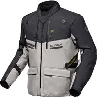 Modeka Motorradjacke Modeka Atlaz Textiljacke Hellgrau / Schwarz 3XL motorradjacke herren