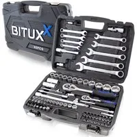 Bituxx Ratsche Ratschenkoffer 82tlg. (MS-13373, 82 St., Ratschen, Secknüsse, Bithalter, Bitstecknüsse)