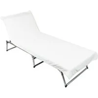 ZOLLNER Strandtuch, Mikrofaser (1-St), 75 x 215 cm, 100% Baumwolle, Liegenbezug für Sonnenliege