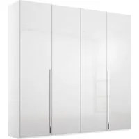 rauch Drehtürenschrank Kleiderschrank Schrank Garderobe Wäscheschrank BESTSELLER MONTCLAR (3 Ausstattungen BASIC/CLASSIC/PREMIUM (SOFT-CLOSE), Breiten 201-400 cm) Front in Glas/Hochglanz/Dekor/Grauspiegel in 5 Breiten MADE IN GERMANY