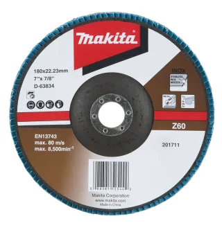 Makita Fächerschleifscheibe 180 mm Z60 - D-63834