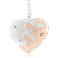 Cavill Kettenanhänger Argyle Rose Silber Herz-Anhänger (1-tlg)