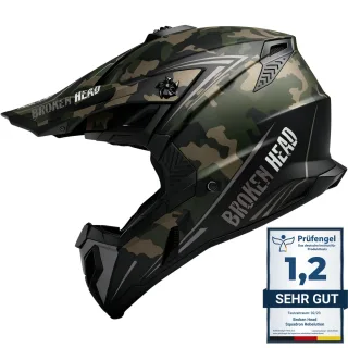 Broken Head Crosshelm Squadron Rebelution Camouflage-Sand-Titan (XS, S, M)