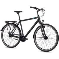 Airtracks Cityrad Herren City Fahrrad 28 Zoll Cityrad CI.2820, 7 Gang SHIMANO NEXUS Schaltwerk, Nabenschaltung, Schwarz Matt - Rahmenhöhen 52 cm & 56 cm » Modeljahr 2026