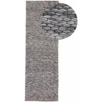 carpetfine Wollteppich Sina, auch als Läufer, rechteckig, Höhe: 14 mm, Handweb Teppich, reine Wolle, meliert, handgewebt, weich & kuschelig