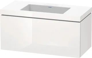 Duravit L-Cube c-bonded Set wandhängend Weiß Hochglanz 1000x480x500 mm - LC6918N2222 LC6918N2222