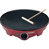 Beper Crêpesmaker BT.700Y Crepes Maker für Crêpes, Pfannkuchen und Piadinas elektrisch, 1300 W, Ø 30.00 cm