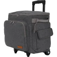 Semplix Nähmaschinen-Trolley - TransportkofferAufbewahrungstasche mit Rollen