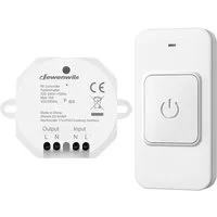 DEWENWILS Licht-Funksteuerung Funk-Lichtschalter Set, für Indoor, 1-tlg., Schalter für Lampen und Ventilatoren