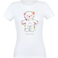 Banco T-Shirt Damen Sommershirt mit verschiedenen Bärendruck Streetwear Rundhalsausschnitt, 100% Baumwolle, Größen S - 6XL