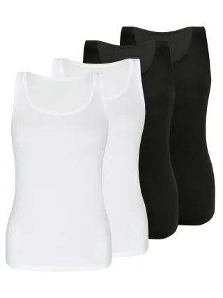 Sassa Achseltop "4er Sparpack Top LOVELY SKIN"